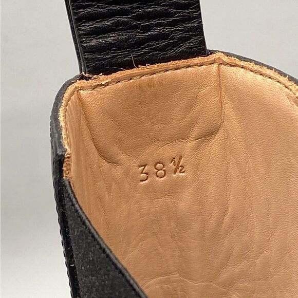 Bottega Veneta Lug Sole Leather Chelsea Boots size 38.5 - Picture 10 of 13